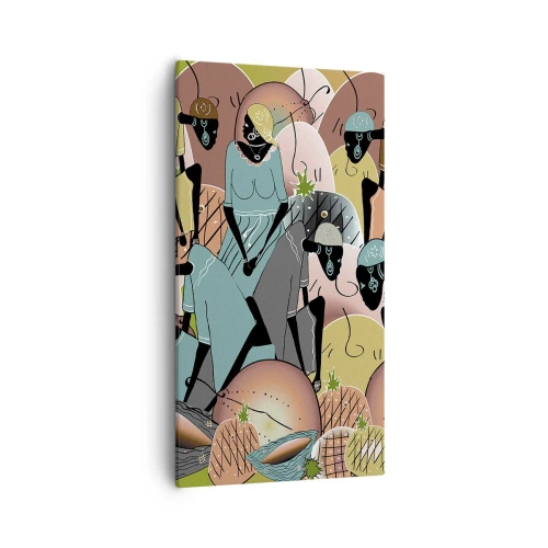 Canvas picture - Big Holiday Is Coming - 55x100 cm