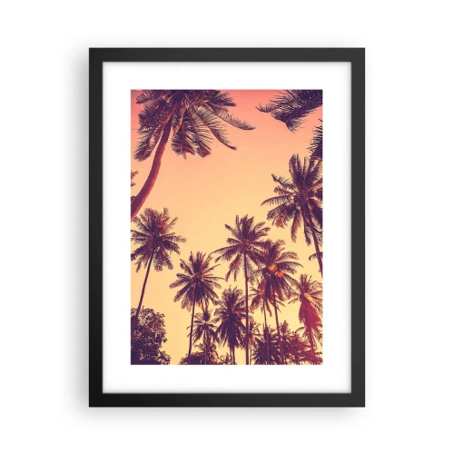 Poster in black frame - Tropical Variation - 30x40 cm