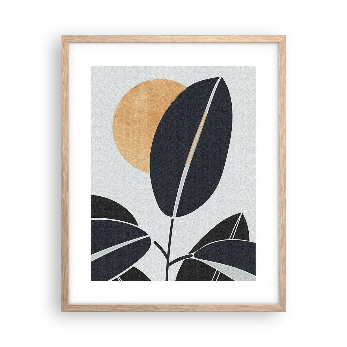 Poster in light oak frame - Hot Summer's Day - 40x50 cm