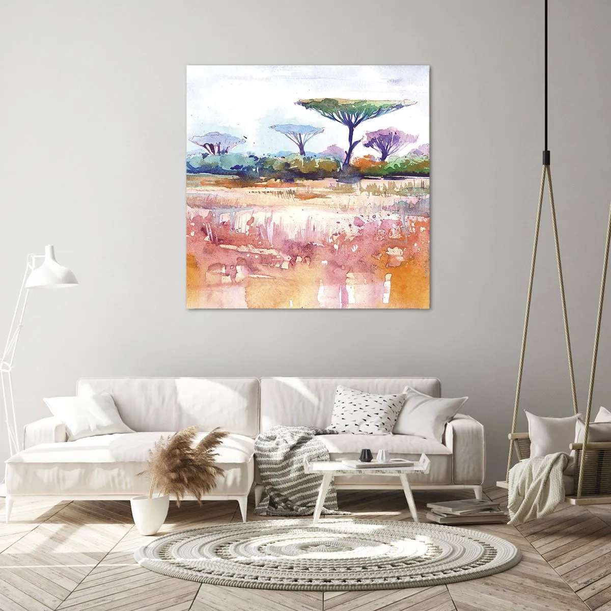 Canvas picture - Colour of Savannah - 60x60 cm