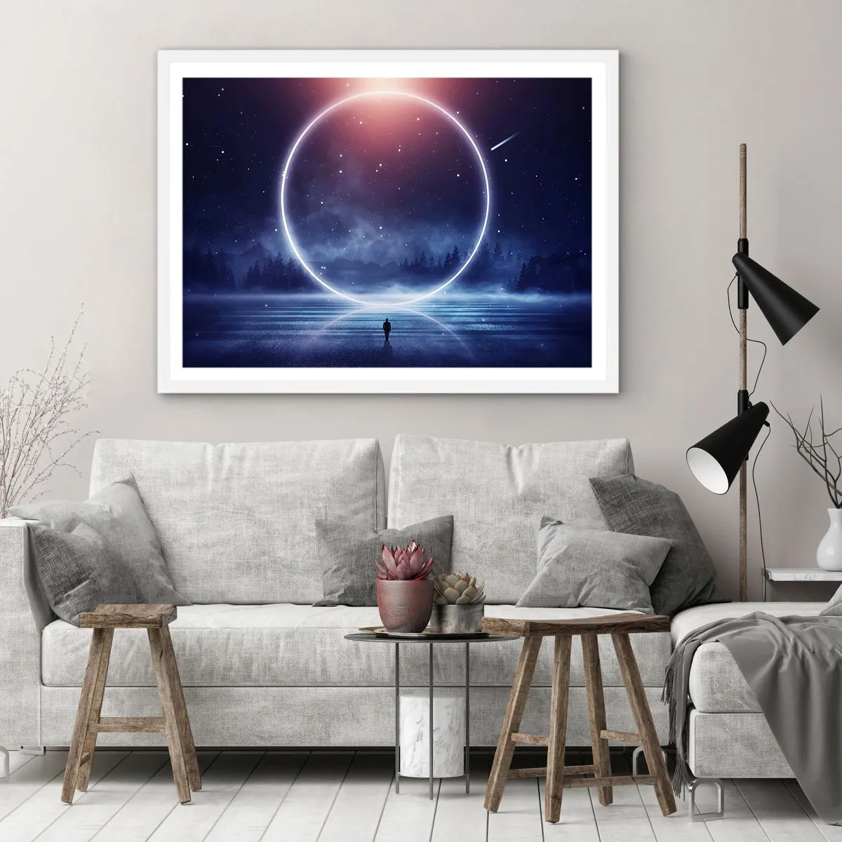 Poster in white frmae - They are Already Here… - 91x61 cm