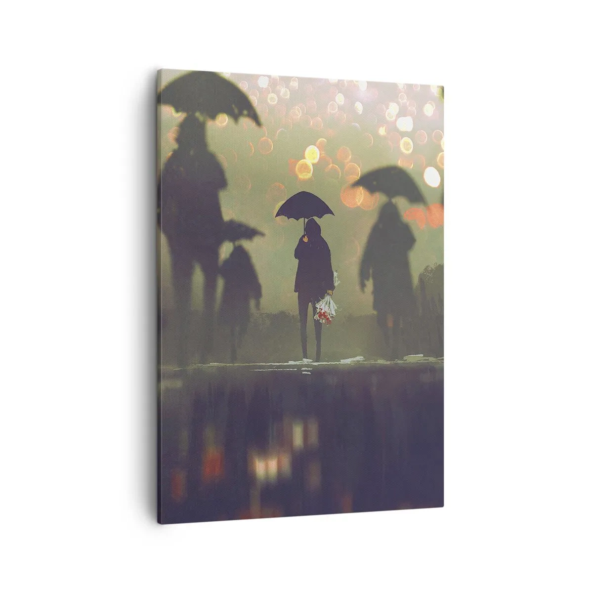 Canvas picture - From Perspective of a Raindrop - 50x70 cm