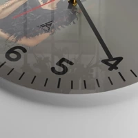 Clock face with numbers
