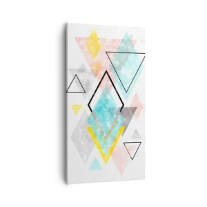 Canvas picture - Geometric Play - 55x100 cm