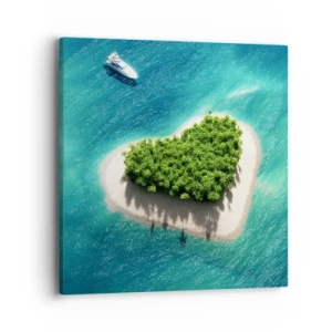 Canvas picture - I Love Summer - 40x40 cm