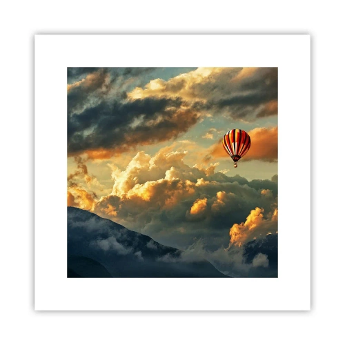 Poster - I Like Flying - 30x30 cm