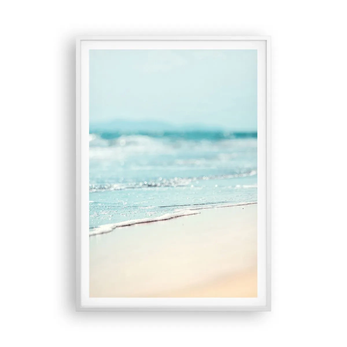 Poster in white frmae - Warmth and Breeze - 70x100 cm