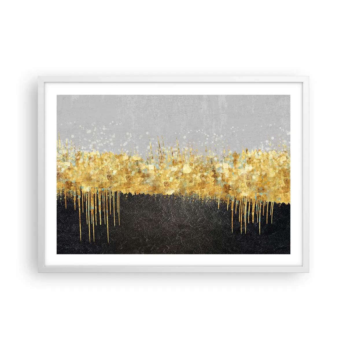 Poster in white frmae - In and Up - 70x50 cm