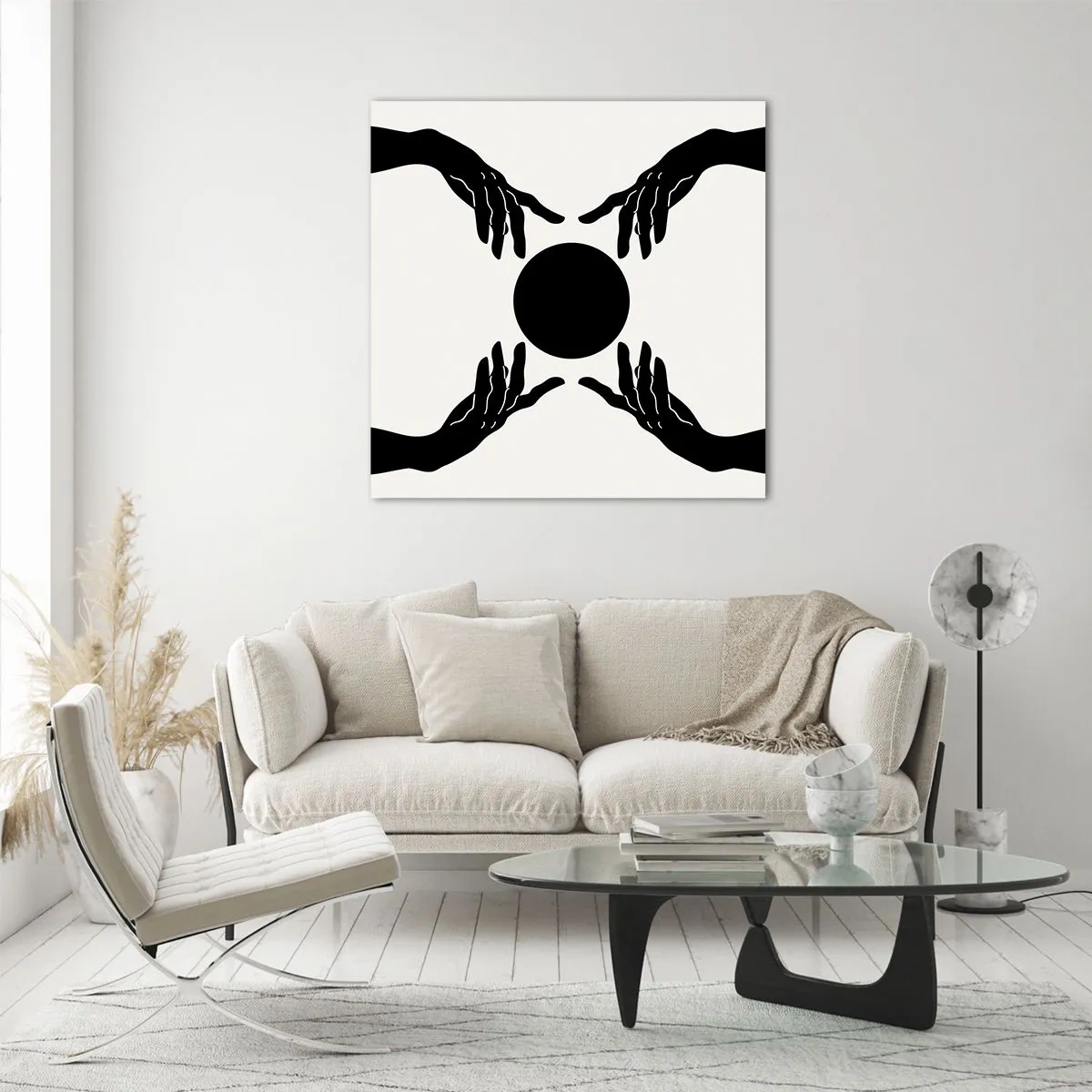 Glass picture - Secret Sign - 50x50 cm