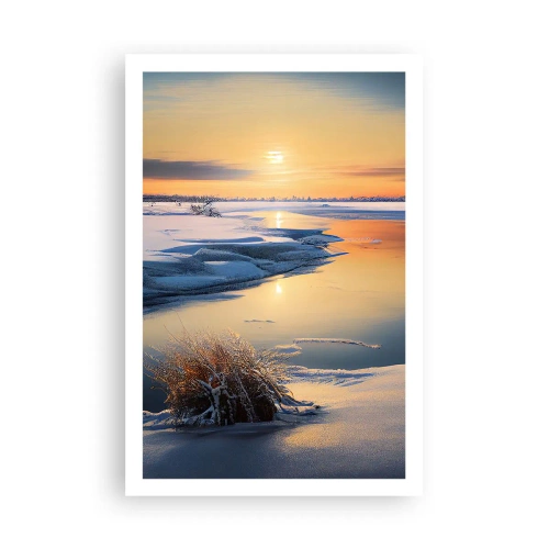 Poster - Winter Sunset - 61x91 cm