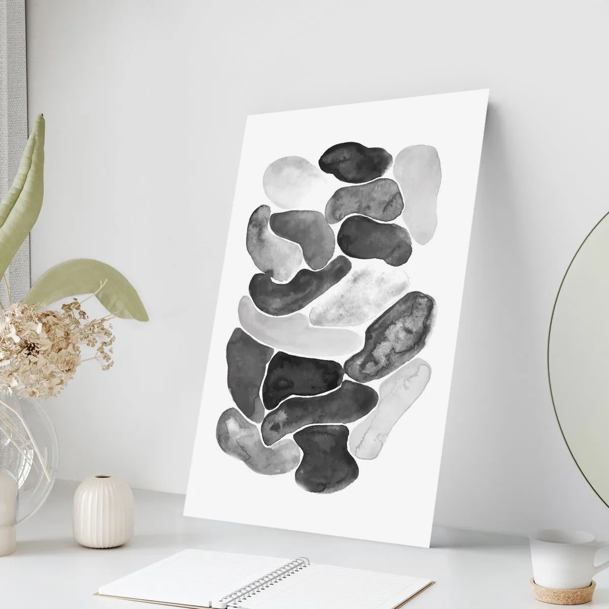 Poster - Stone Abstract - 40x50 cm