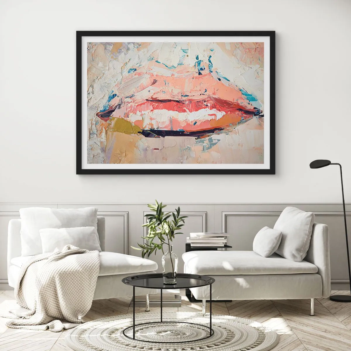 Poster in black frame - It Awakens the Senses - 91x61 cm