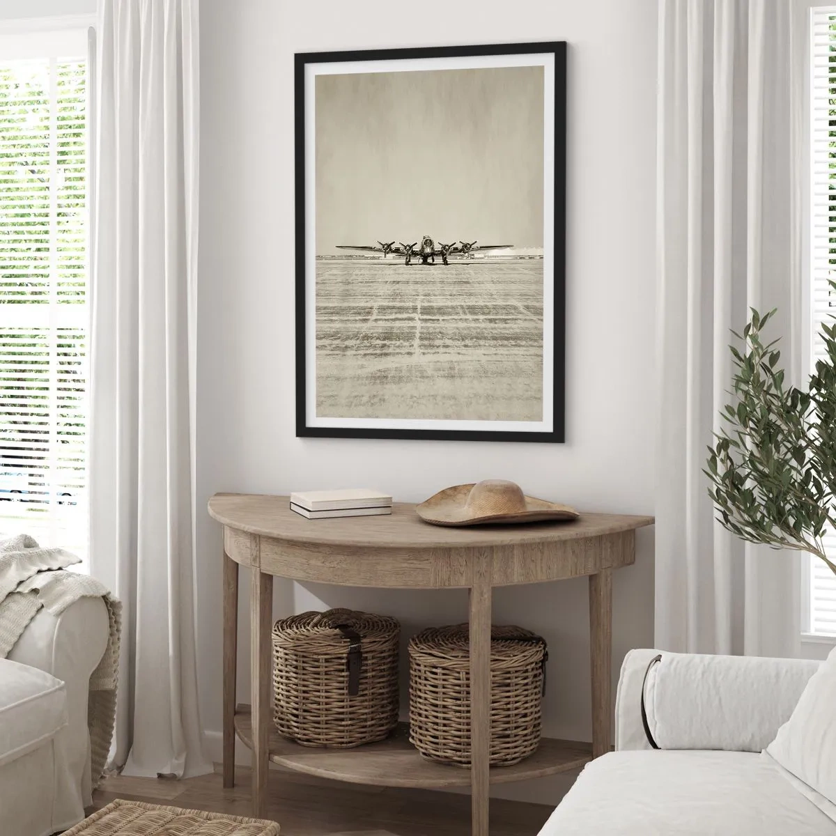 Poster in black frame - Ready as Always - 61x91 cm