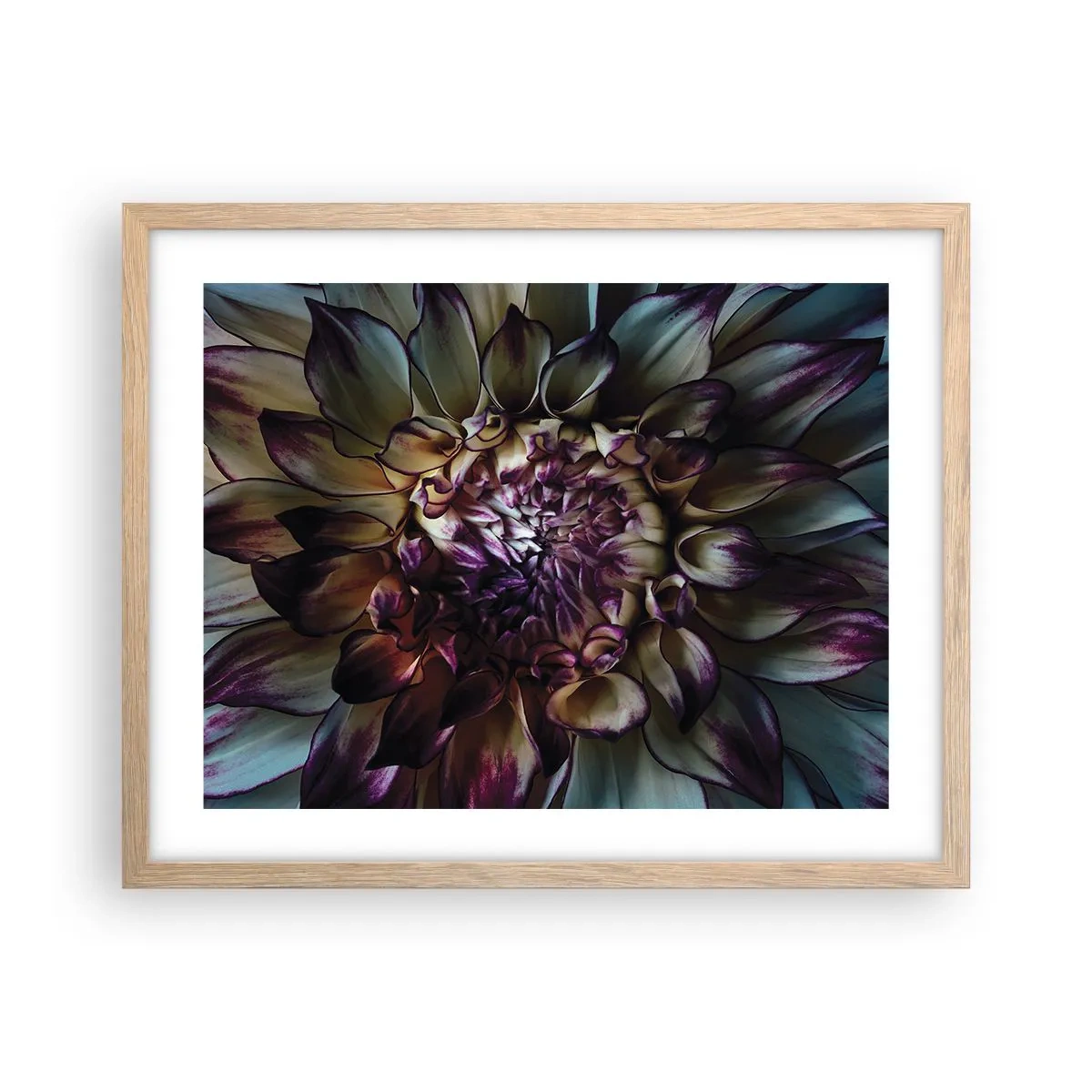 Poster in light oak frame - The Blossoming of Youth - 50x40 cm