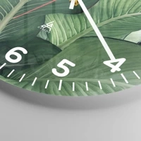 Clock face with numbers