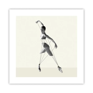 Poster - In the Theatre of the World - 40x40 cm