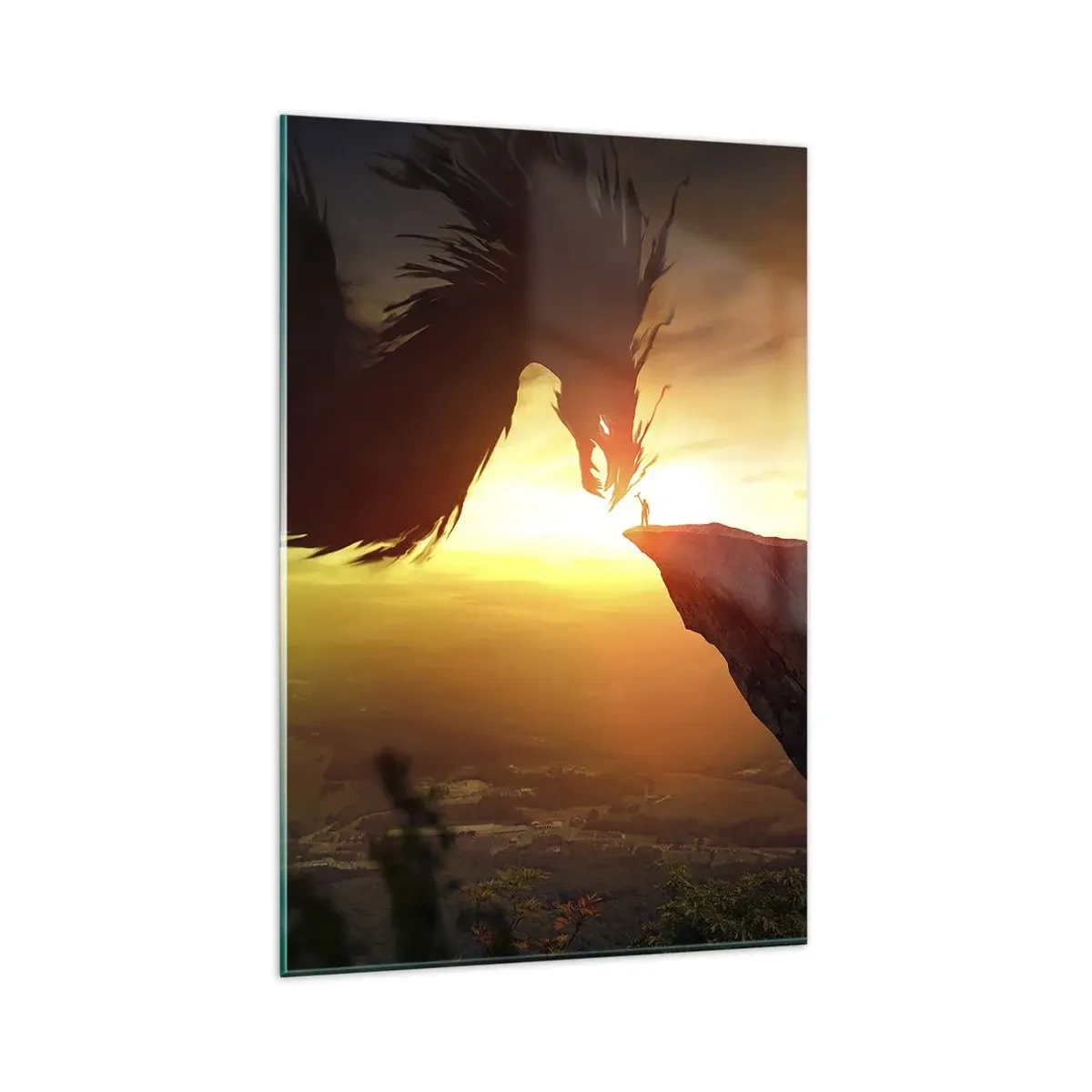 Glass picture - Dragon Slayer - 80x120 cm