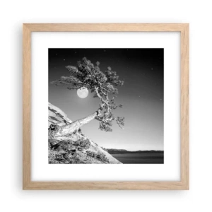 Poster in light oak frame - Winning Warrior - 30x30 cm