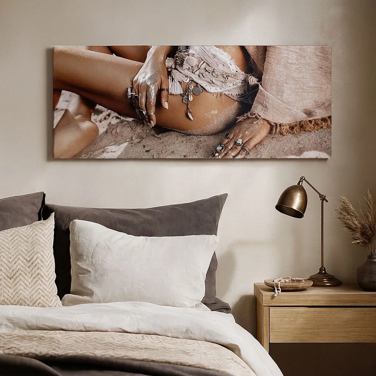 Canvas picture - Thrown Out by the Waves - 100x40 cm