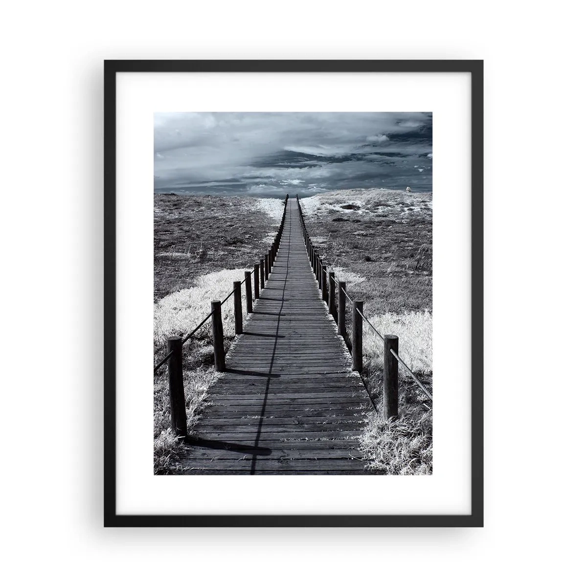 Poster in black frame - To the Shore - 40x50 cm