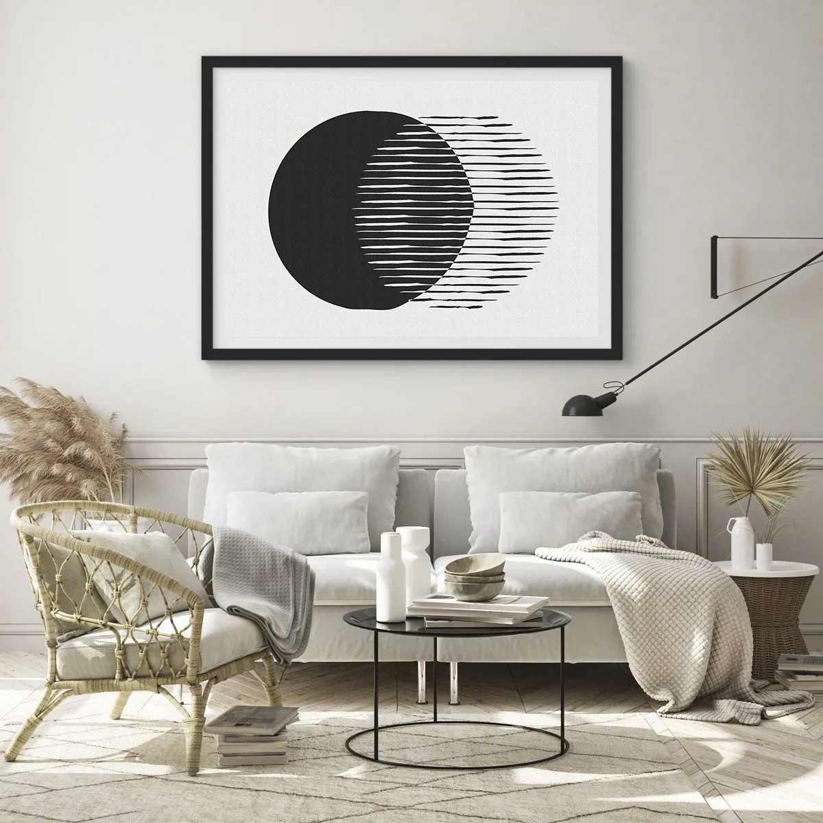 Poster in black frame - His Alter Ego - 70x50 cm
