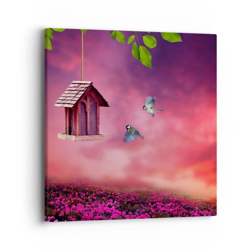 Canvas picture - Invitation to Dinner - 40x40 cm