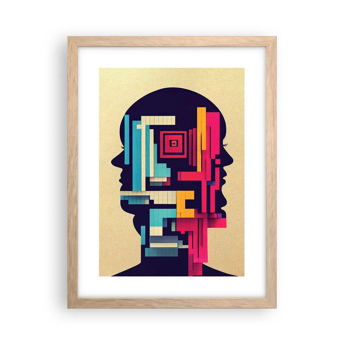 Poster in light oak frame - New Ties - 30x40 cm
