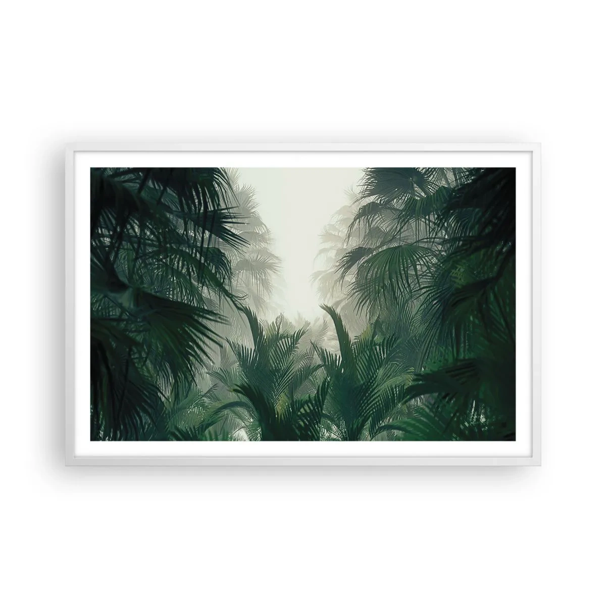 Poster in white frmae - Tropical Secret - 91x61 cm
