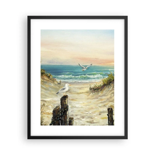 Poster in black frame - Airless Retreat - 40x50 cm