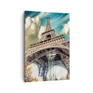 Canvas picture - And in Autumn in Paris… - 50x70 cm