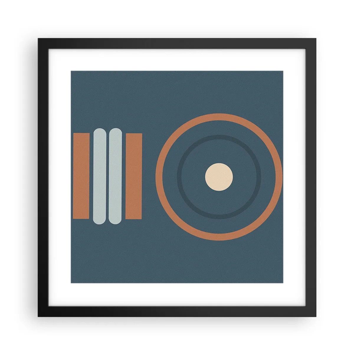 Poster in black frame - The Matter of Things - 40x40 cm