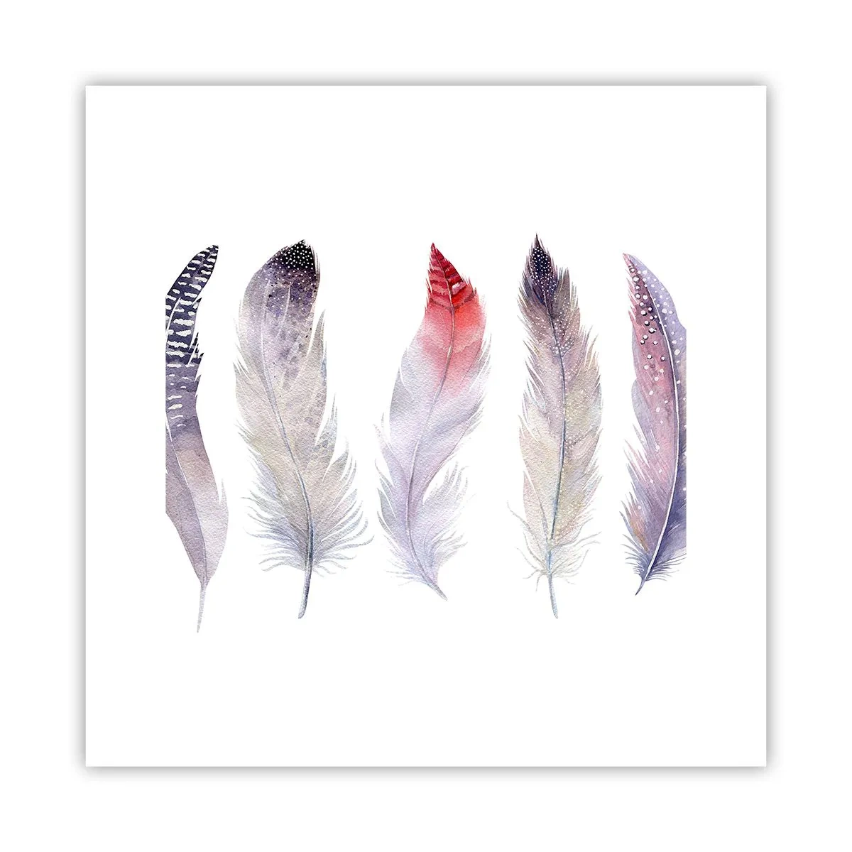 Poster - Delicate Like Pink Fog - 30x30 cm