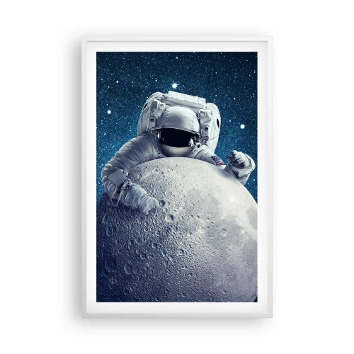 Poster in white frmae - Space Joker - 61x91 cm