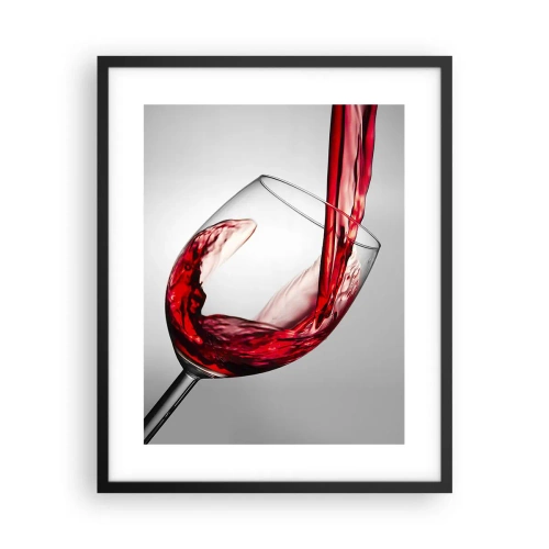 Poster in black frame - Colour - Movement - Sound - 40x50 cm