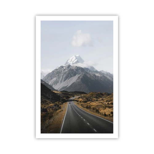 Poster - Road to the Heart of the Mountains - 61x91 cm