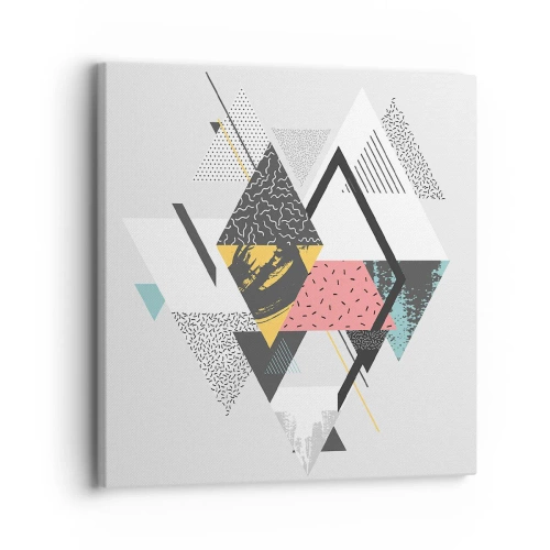 Canvas picture - Variation for Triangle and Rhombus - 30x30 cm