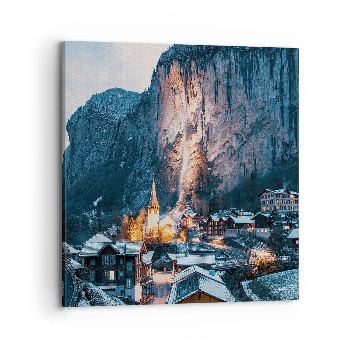 Canvas picture - Sparkling Winter Spirit - 70x70 cm