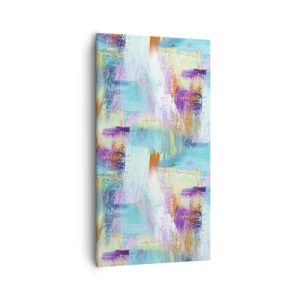 Canvas picture - Cheerfully Interwoven - 55x100 cm