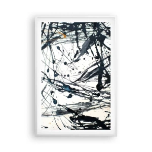 Poster in white frmae - With or Without Meaning? - 61x91 cm