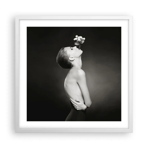 Poster in white frmae - Eccentric Elegance - 50x50 cm