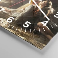 Clock face with numbers