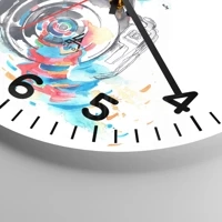 Clock face with numbers