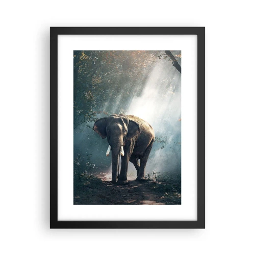 Poster in black frame - Quiet Stroll - 30x40 cm