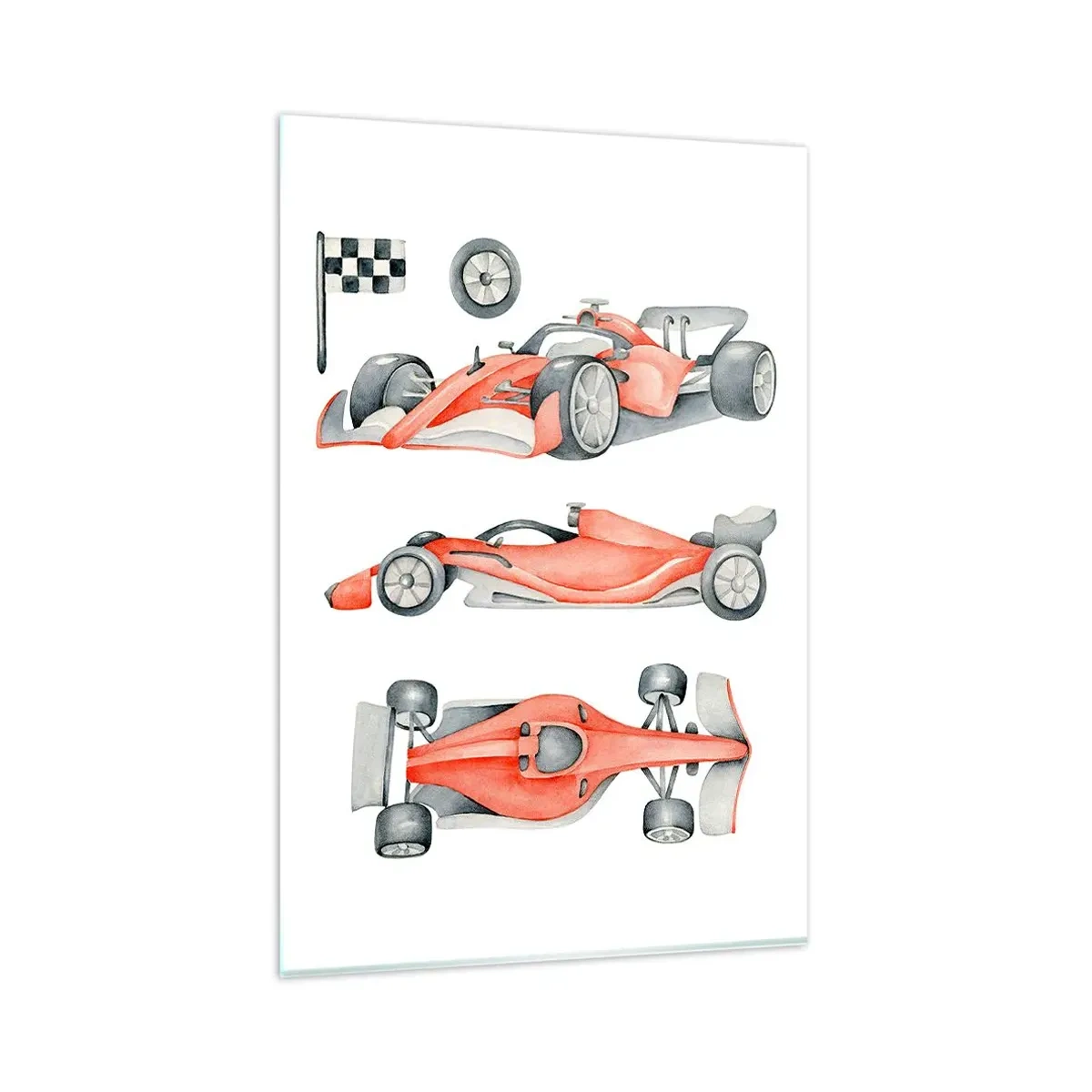 Glass picture - Race for the Dreams - 80x120 cm
