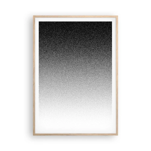 Poster in light oak frame - Towards Light - 70x100 cm