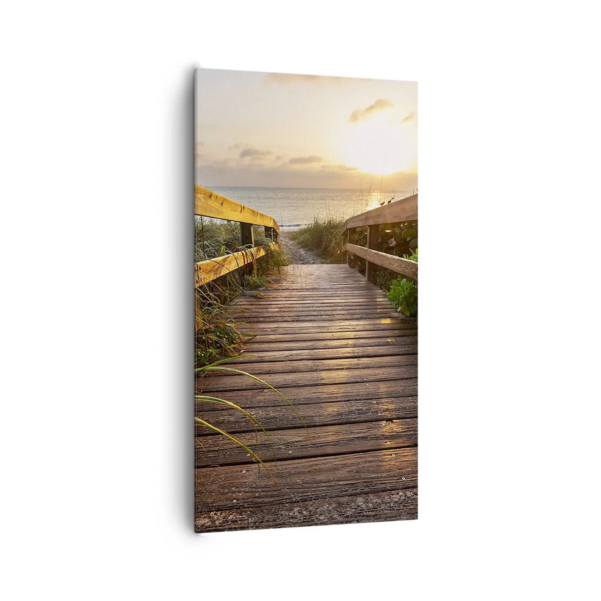 Canvas picture - Straigh to the Shore - 65x120 cm