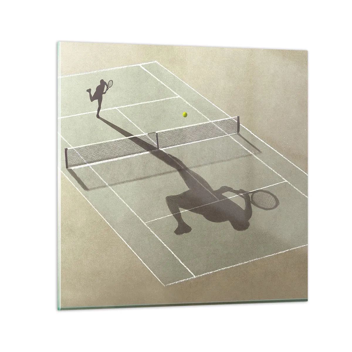Glass picture - Overcoming Yourself - 50x50 cm