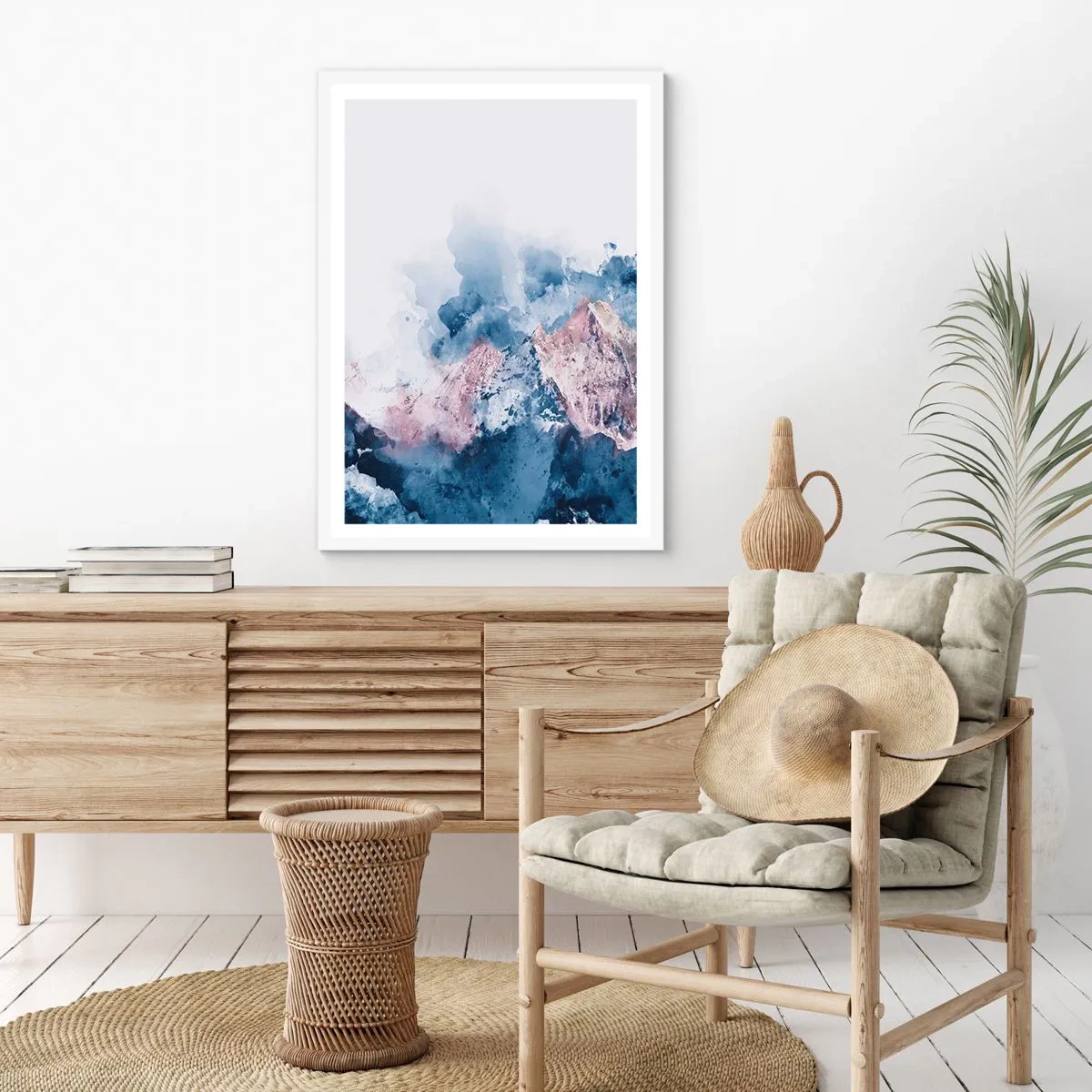 Poster in white frmae - Those Summits! - 50x70 cm