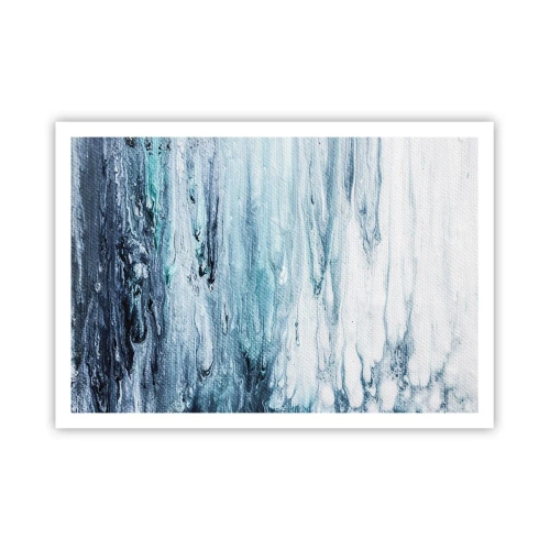 Poster - Blue Icicles - 100x70 cm