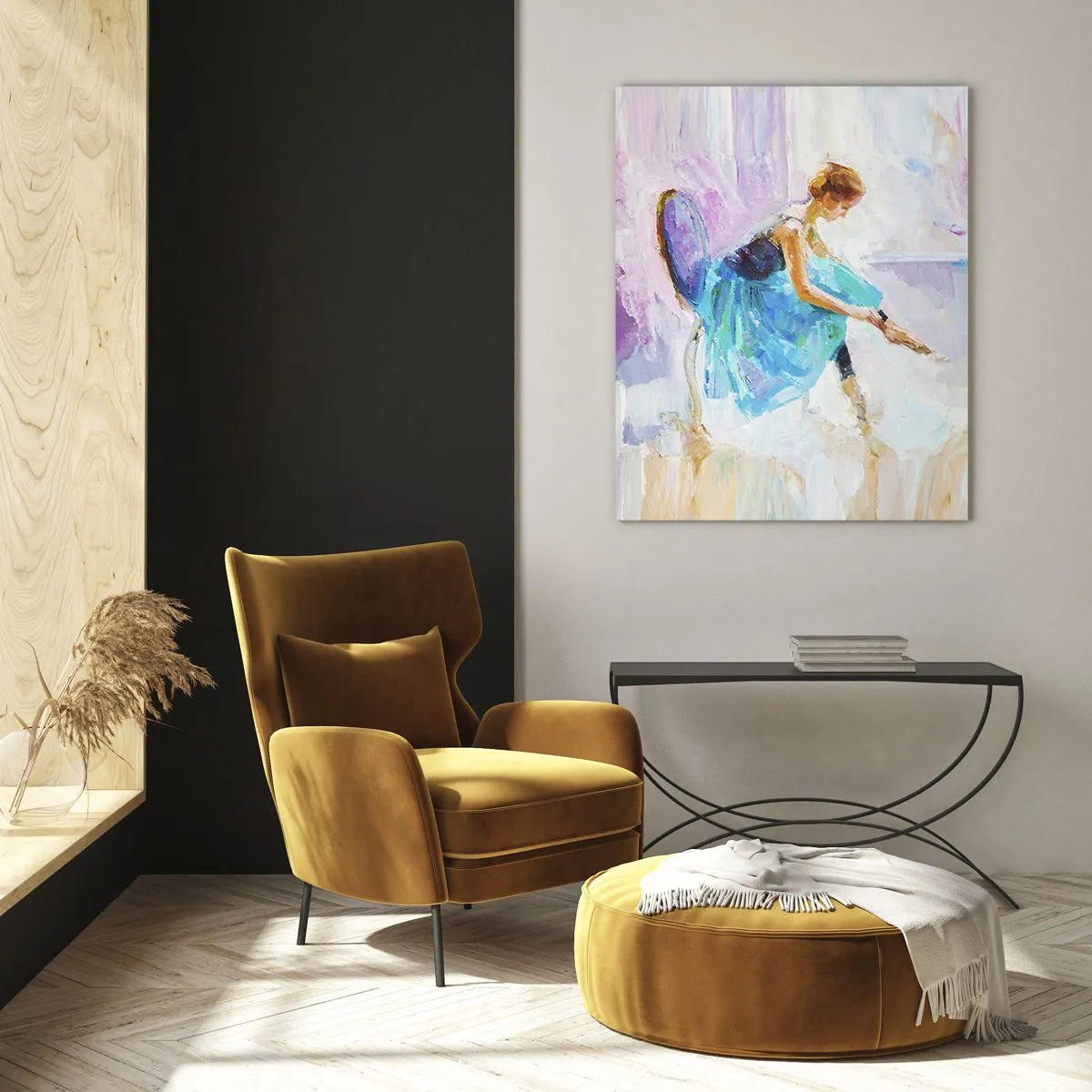 Glass picture - Unspeakable Grace, Subtle Charm - 70x100 cm